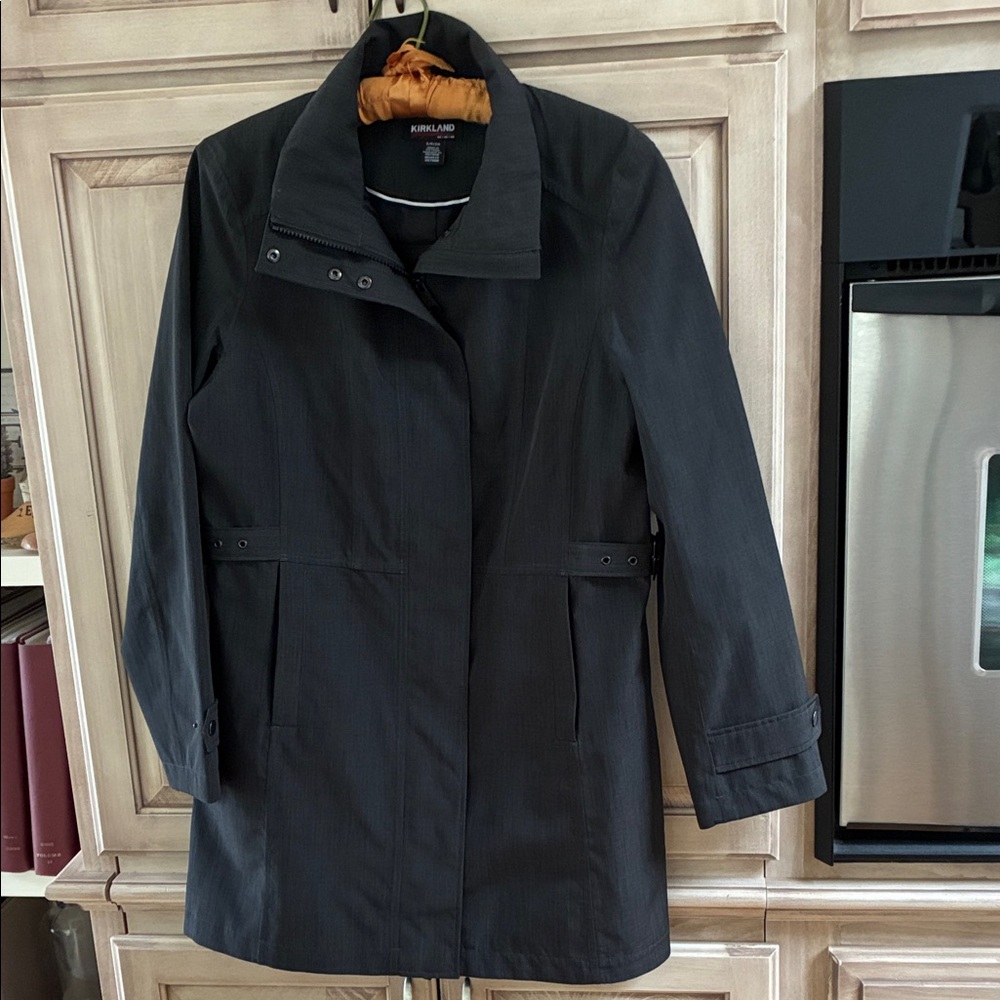 Kirkland sz S Charcoal Trench Coat